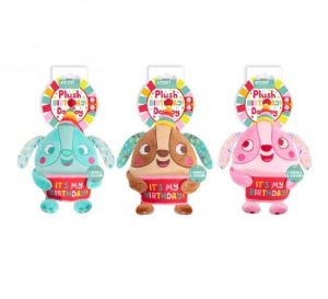 Smart Choice Squeaky Plush Birthday Pal Dog Toy 26cm