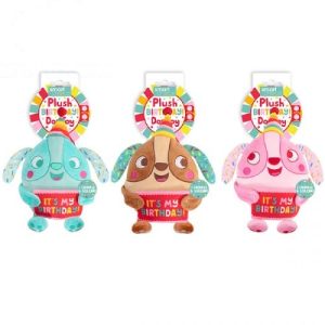 Smart Choice Squeaky Plush Birthday Pal Dog Toy 26cm