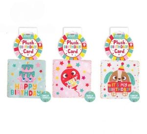 Smart Choice Crinkle Plush Birthday Card Dog Toy