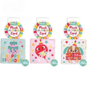 Smart Choice Crinkle Plush Birthday Card Dog Toy