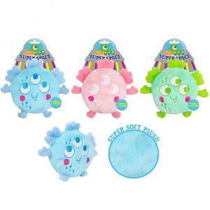 Smart Choice Squeaky Fluffy Plush Alien Dog Toy 20cm
