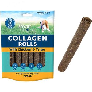 Smart Choice Chicken & Tripe Collagen Rolls Dog Treats Pack of 7 105g