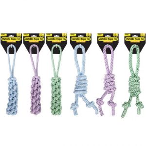 Smart Choice Tug & Pull Metallic Rope Dog Toy 35cm