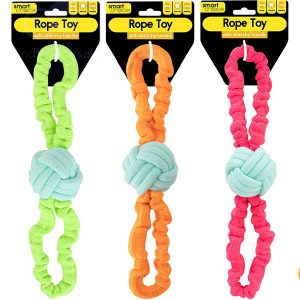 Smart Choice Stretchy Handle Rope Dog Toy 30cm