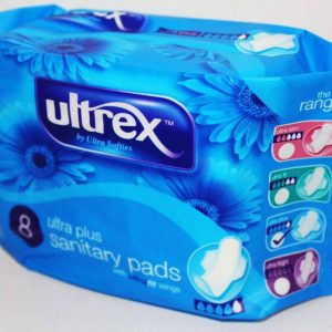 Ultrex Ultra Plus Sanitary Pads with Ultra Fit Wings Pack Of 8