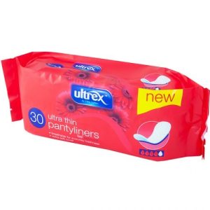 Ultrex Ultra Thin Pantyliners Pack Of 30
