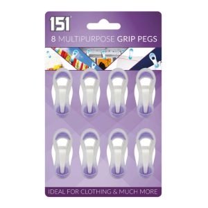 151 Multipurpose Grip Pegs Pack Of 8