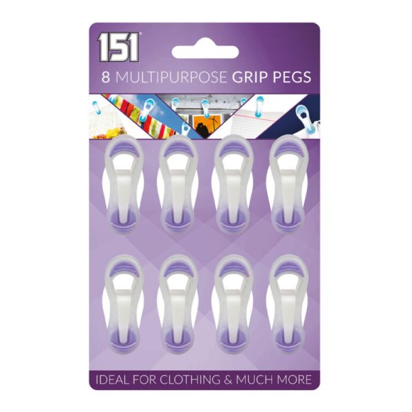 151 Multipurpose Grip Pegs Pack Of 8
