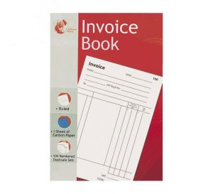 Chiltern Wove Duplicate Invoice Book 100 Pages