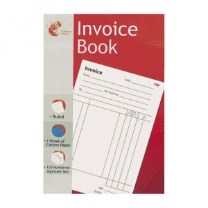 Chiltern Wove Duplicate Invoice Book 100 Pages