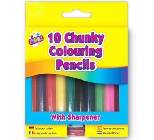 Artbox Chunky Colouring Pencils Assorted Colours Pack Of 10