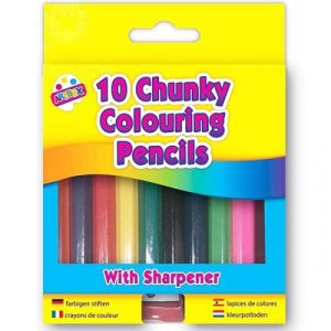 Artbox Chunky Colouring Pencils Assorted Colours Pack Of 10