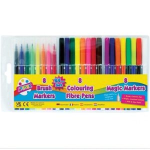 Artbox Assorted Colouring Pen Set Pack Of 24