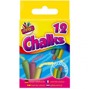 Artbox Assorted Colour Chalks Pack Of 12