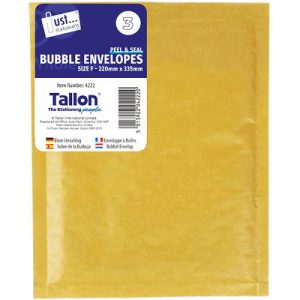 Just Stationery Size F Peel & Seal Bubble Envelopes 220mm X 335mm Pack Of 3