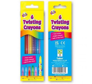 Artbox Assorted Colour Twisting Crayons Pack Of 6