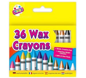 Artbox Wax Crayons Assorted Colours Pack Of 36