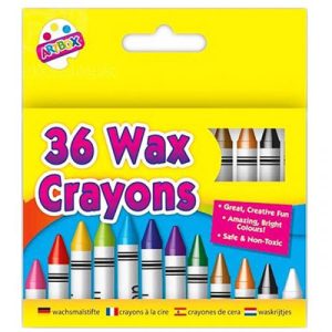 Artbox Wax Crayons Assorted Colours Pack Of 36