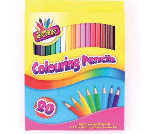 Artbox Colouring Pencils Assorted Colours Pack Of 20