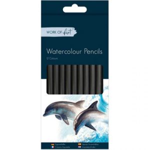 Work of Art Watercolour Pencils Assorted Colours Pack Of 12