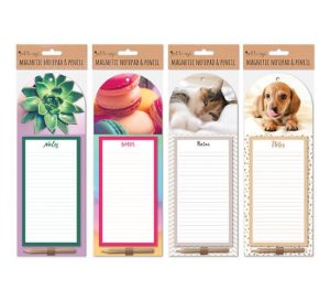 Just Stationery Magnetic Notepad & Pencil Set