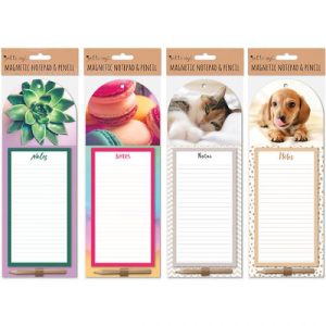 Just Stationery Magnetic Notepad & Pencil Set