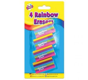 Artbox Rainbow Erasers Pack Of 4