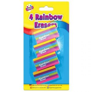 Artbox Rainbow Erasers Pack Of 4
