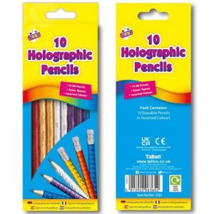 Artbox Holographic HB Pencils Pack Of 10