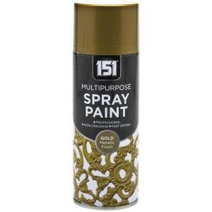 151 Multipurpose Spray Paint Metallic Gold 400ml