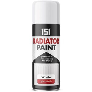 151 White Gloss Radiator Spray Paint 400ml