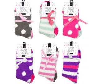 Farley Mill Ladies' Size 4-6 Cosy Printed Socks