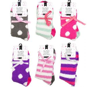 Farley Mill Ladies' Size 4-6 Cosy Printed Socks