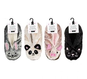 Farley Mill Ladies' Size 4-7 Sherpa Animal Slippers