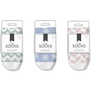 Farley Mill UK 4-8 Ladies Printed Cosy Winter Socks Pack Of 2
