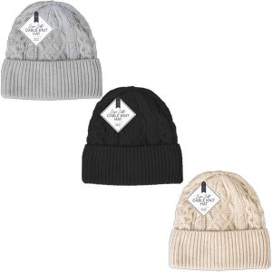 Farley Mill Ladies Super Soft Cable Knit Hat