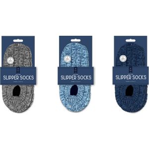 Farley Mill Men's Marl Knitted Slipper Socks
