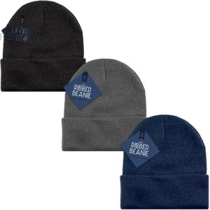 Farley Mill Men's Ribbed Beanie Hat