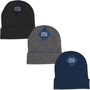 Farley Mill Men's Ribbed Beanie Tab Hat