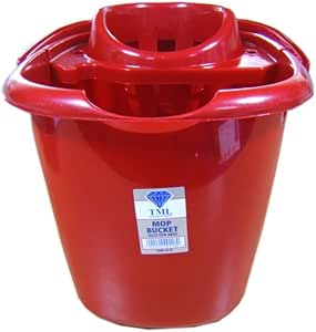 Mop Bucket Glitter Red 15l