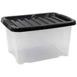 Plastic Storage Box With Lid Medium 24ltr