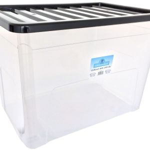 Plastic Storage Box With Lid Extra Large 70 Ltr