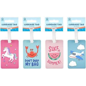 World Tour Kids 3D Luggage Tag 15cm X 6cm