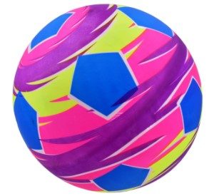 Neon Colour Football 80g 9"