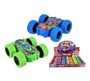 Crash & Flip Friction Power 4X4 Race Cars