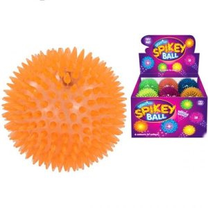 Light Up Spiky Bounce Ball 10cm