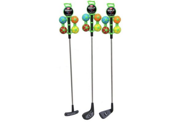 MY Metal Shaft Golf Club with Four Balls