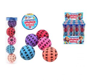 Superstar Mixed Colour Bounce Balls Pack Of 5