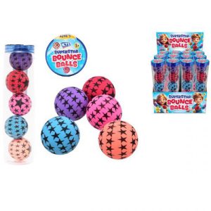 Superstar Mixed Colour Bounce Balls Pack Of 5