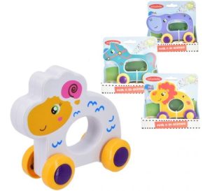 Infunbebe Push & Go Animals Baby Toys